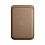 Чехол-бумажник Apple MagSafe FineWoven, серо-коричневый